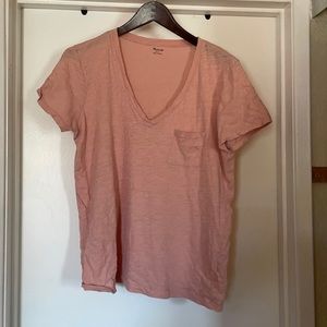 Madewell whisper cotton pocket v-neck tee